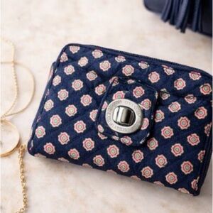 Vera Bradley petal dots retired wallet